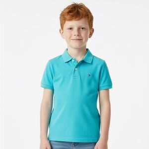 Tommy Hilfiger Kids Turquoise Polo Shirt
